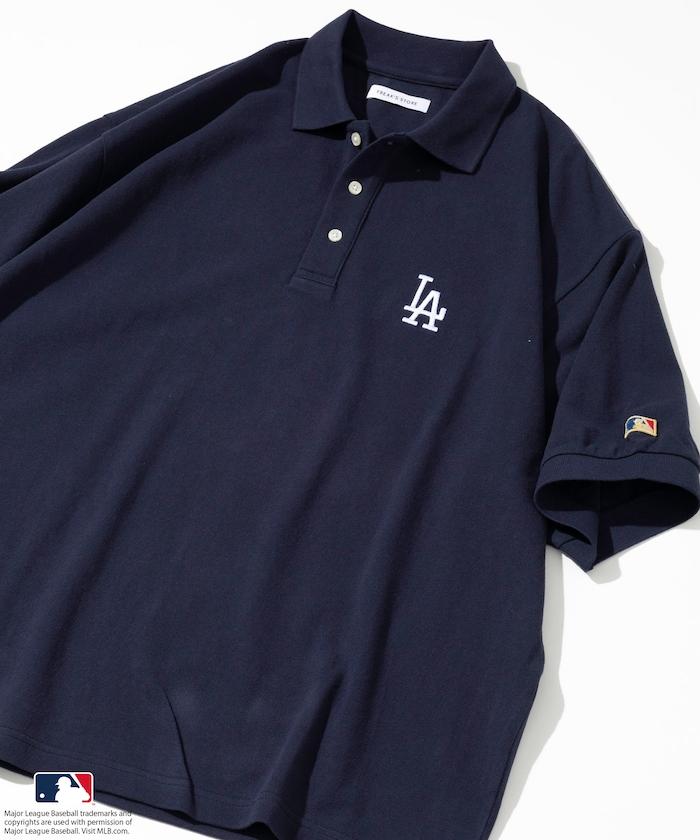 MLB Major League Baseball 單標誌 短袖 Polo衫