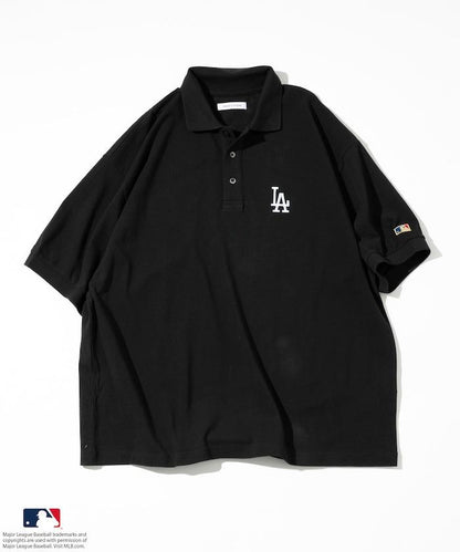 MLB Major League Baseball 單標誌 短袖 Polo衫