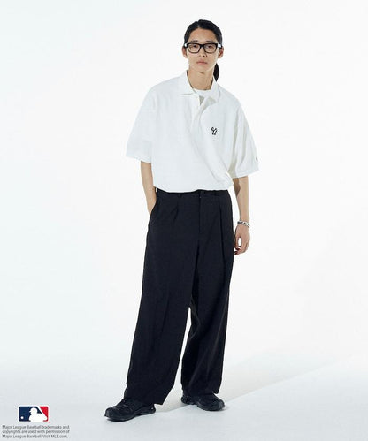 MLB Major League Baseball 單標誌 短袖 Polo衫