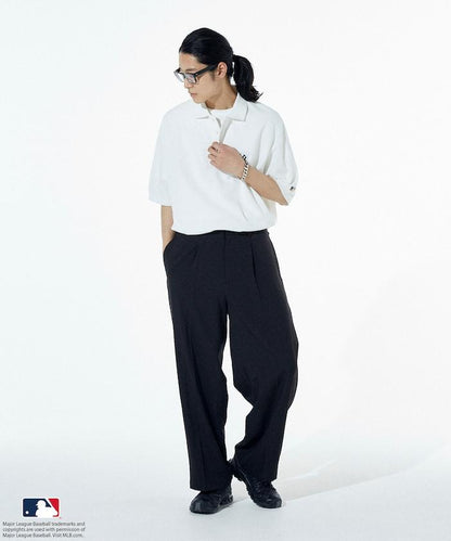 MLB Major League Baseball 單標誌 短袖 Polo衫