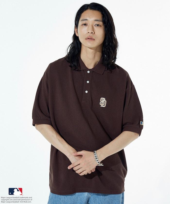 MLB Major League Baseball 單標誌 短袖 Polo衫