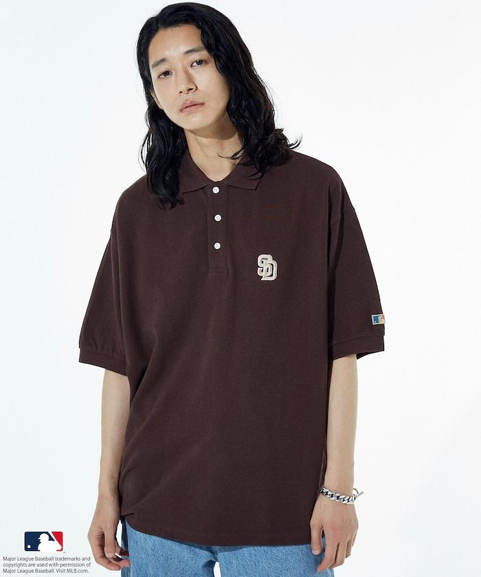 MLB Major League Baseball 單標誌 短袖 Polo衫