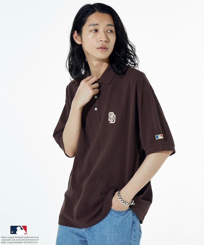 MLB Major League Baseball 單標誌 短袖 Polo衫