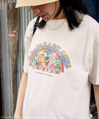 《三麗歐》 彩虹印花T恤