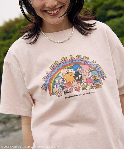 《三麗歐》 彩虹印花T恤