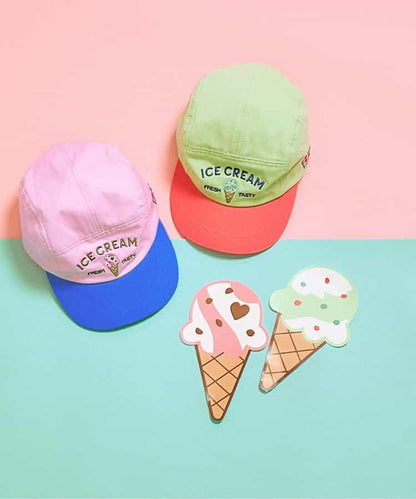 31冰淇淋 徽標刺繡帽