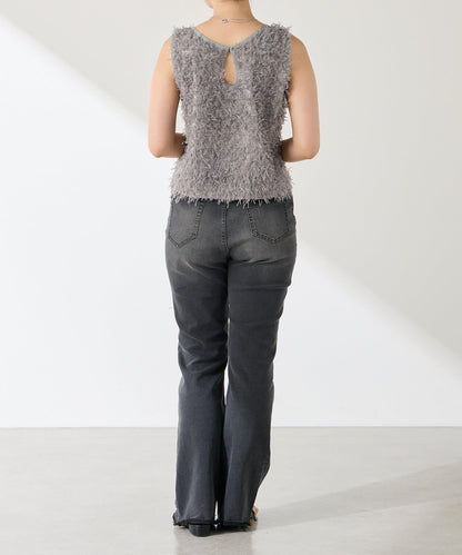 【可剪裁長度/彈性◎】Q.anos 自剪牛仔褲