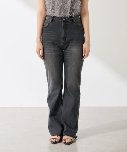 【可剪裁長度/彈性◎】Q.anos 自剪牛仔褲