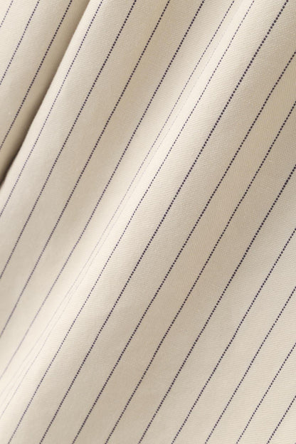棉麻條紋褲