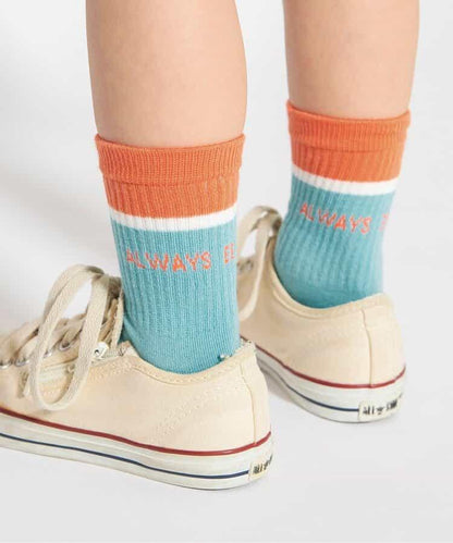 3P套裝 網絡 Logo襪