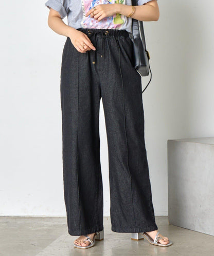 【輕鬆穿著】【夏季也適合穿著】牛仔休閒褲