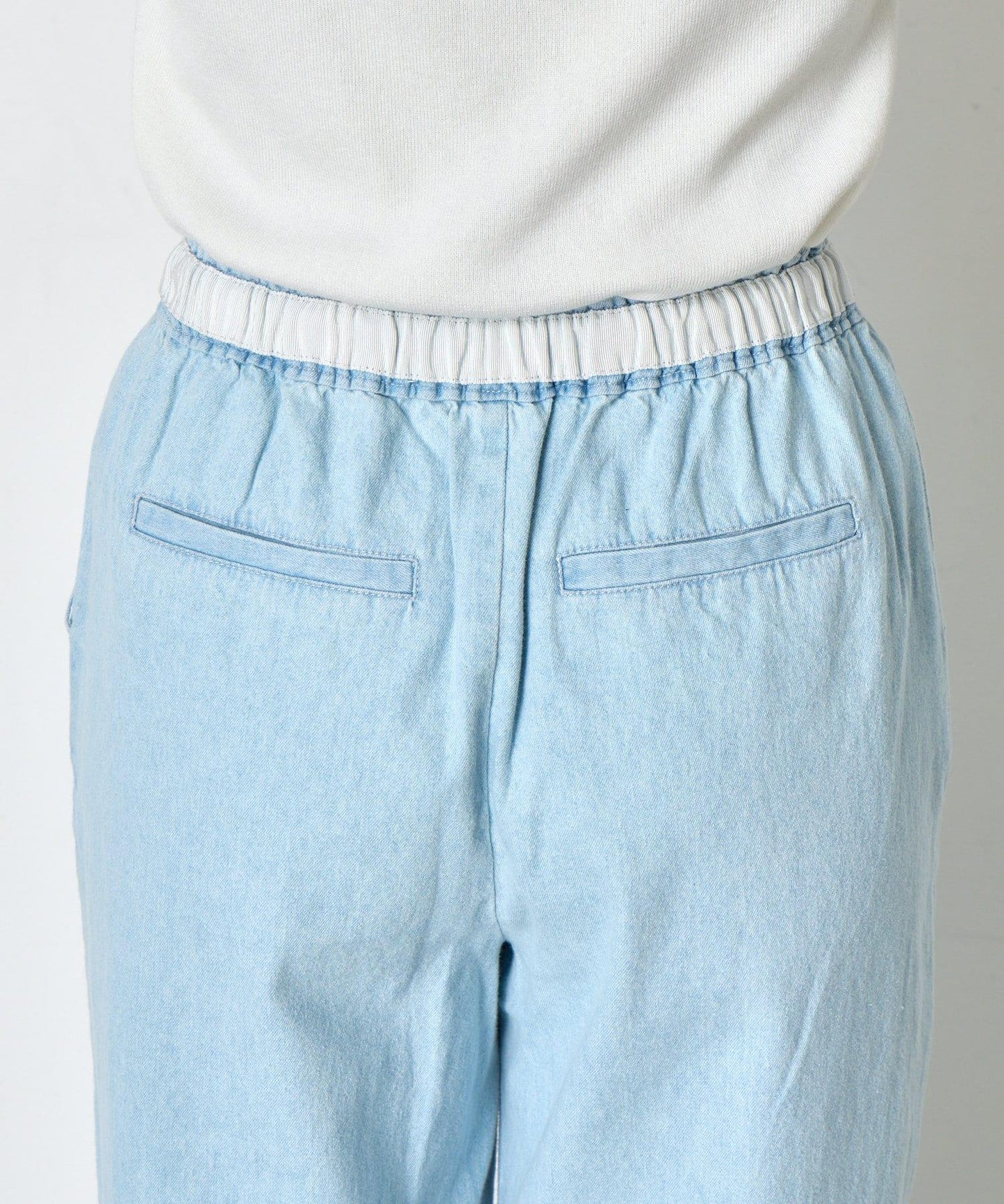 【輕鬆穿著】【夏季也適合穿著】牛仔休閒褲