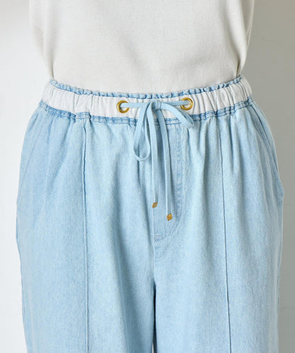 【輕鬆穿著】【夏季也適合穿著】牛仔休閒褲