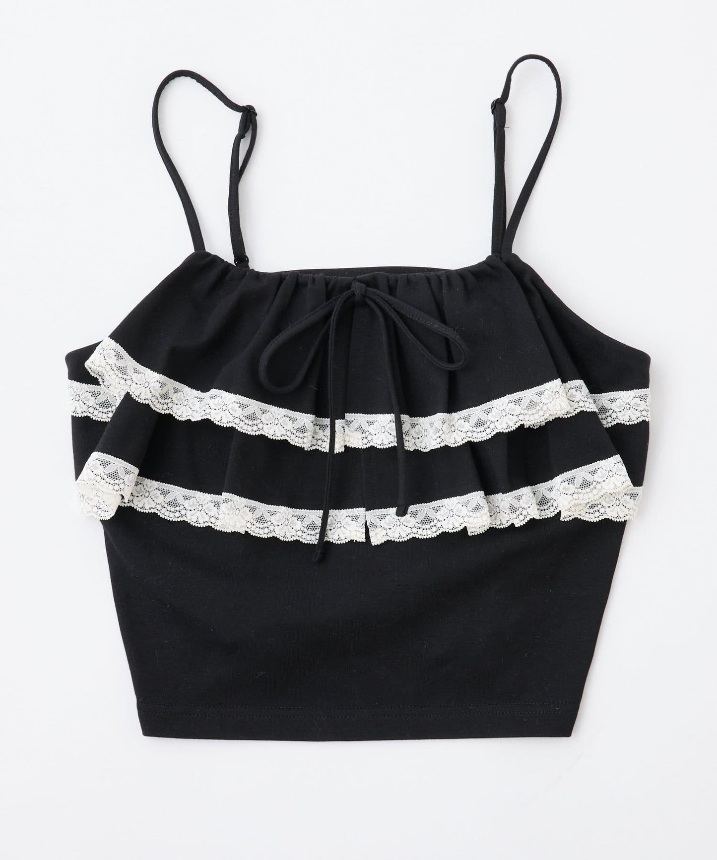 【一件接一件】荷葉邊吊帶背心