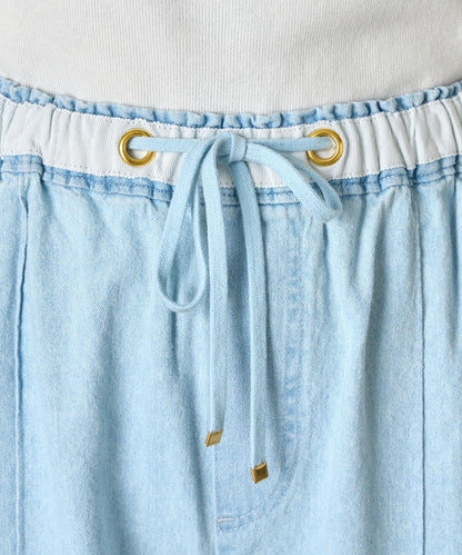 【輕鬆穿著】【夏季也適合穿著】牛仔休閒褲