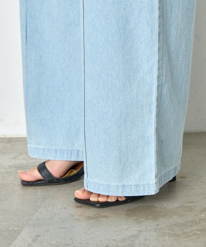 【輕鬆穿著】【夏季也適合穿著】牛仔休閒褲