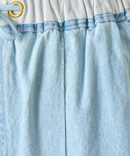 【輕鬆穿著】【夏季也適合穿著】牛仔休閒褲