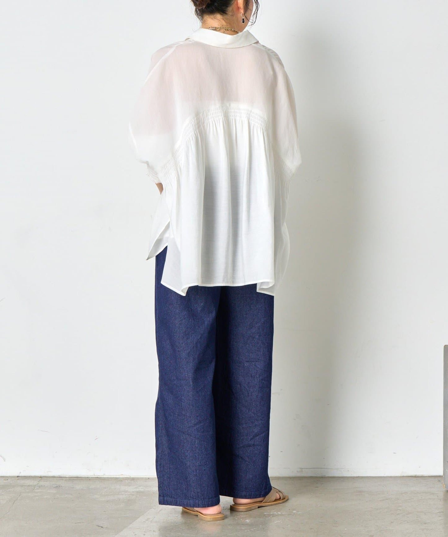 【輕鬆穿著】【夏季也適合穿著】牛仔休閒褲