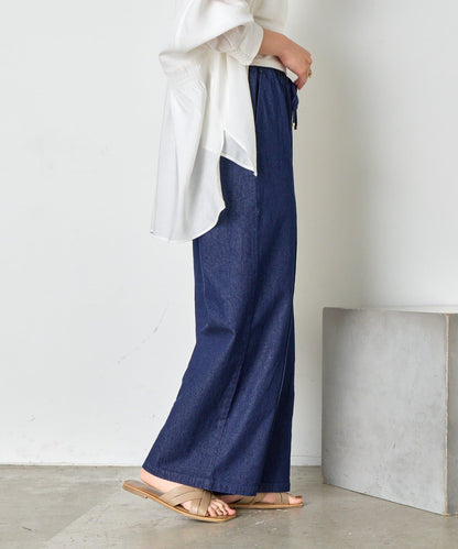 【輕鬆穿著】【夏季也適合穿著】牛仔休閒褲