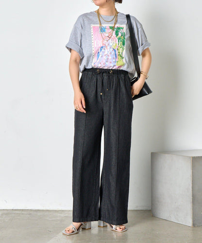 【輕鬆穿著】【夏季也適合穿著】牛仔休閒褲