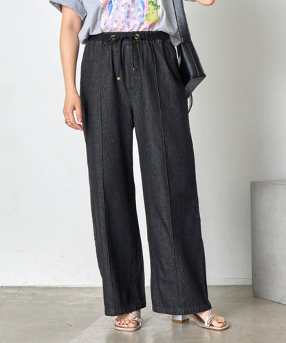 【輕鬆穿著】【夏季也適合穿著】牛仔休閒褲