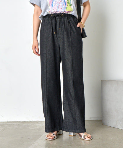 【輕鬆穿著】【夏季也適合穿著】牛仔休閒褲