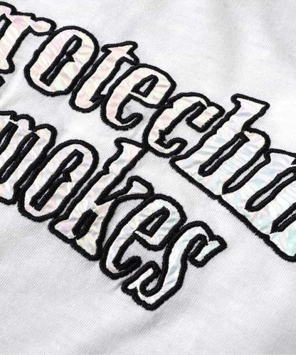 極光圖案拉鍊套頭衛衣