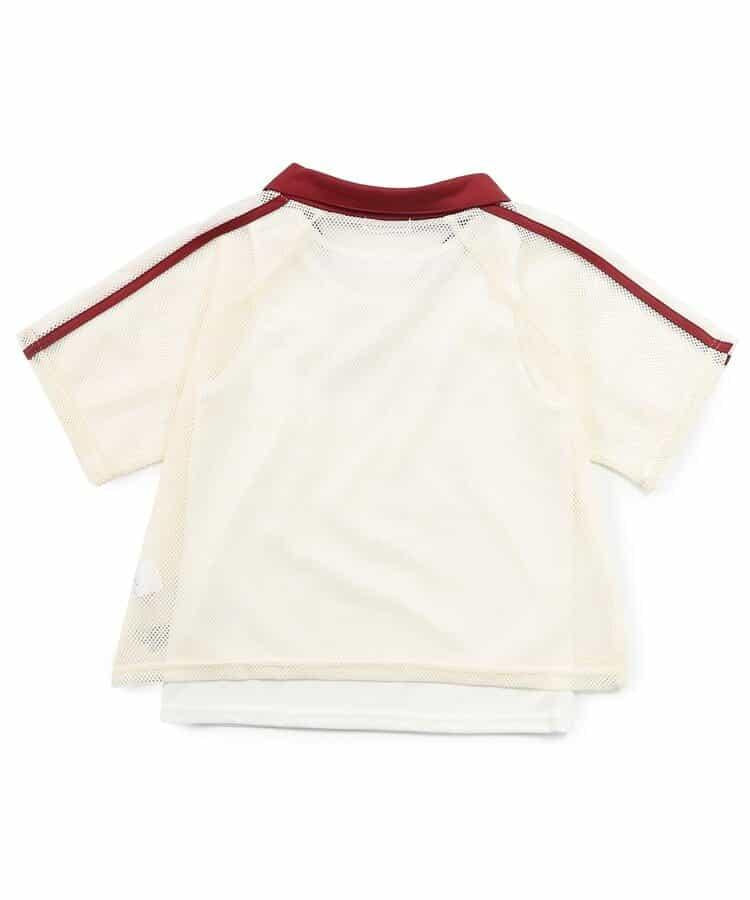 【接觸冷感】背心和網眼上衣套裝