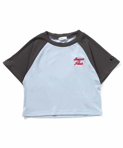 緊湊清爽拉鍊拉桿T-shirt