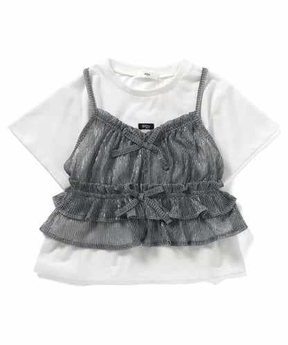 蝴蝶結裝飾吊帶套裝