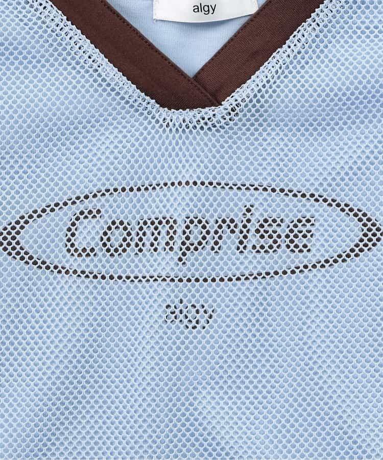 【接觸冷感】背心和網眼上衣套裝