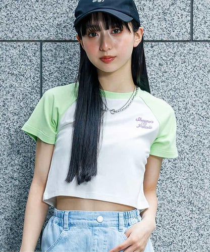 緊湊清爽拉鍊拉桿T-shirt