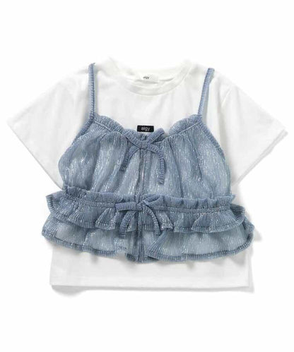 蝴蝶結裝飾吊帶套裝