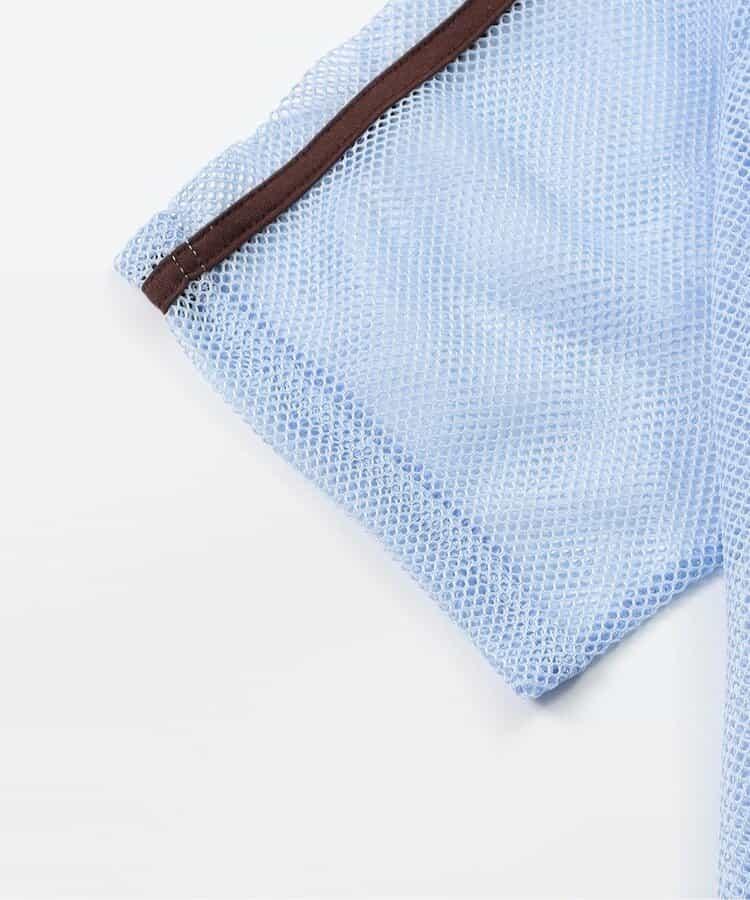 【接觸冷感】背心和網眼上衣套裝