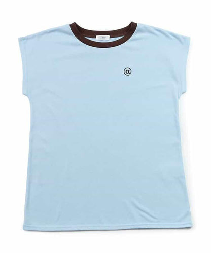 法式短袖一點繡T-shirt