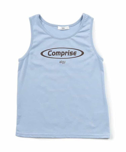 【接觸冷感】背心和網眼上衣套裝