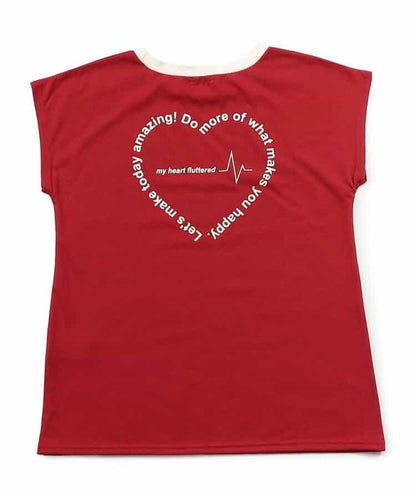 法式短袖一點繡T-shirt