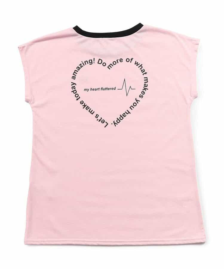 法式短袖一點繡T-shirt