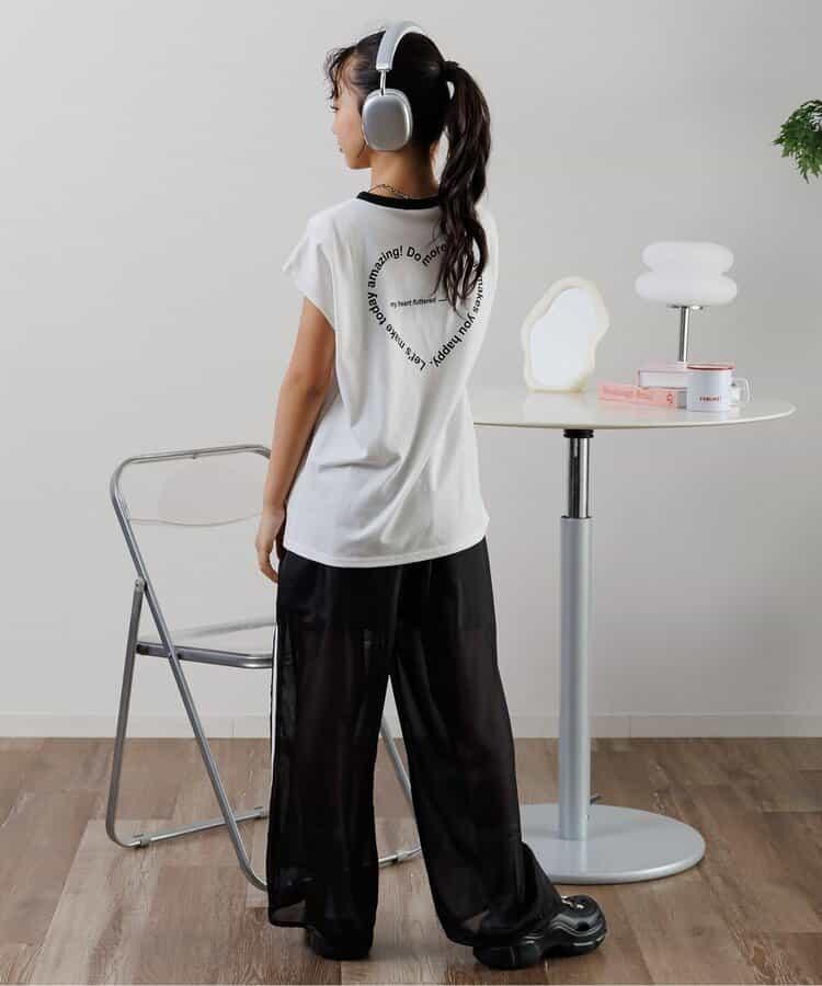 法式短袖一點繡T-shirt