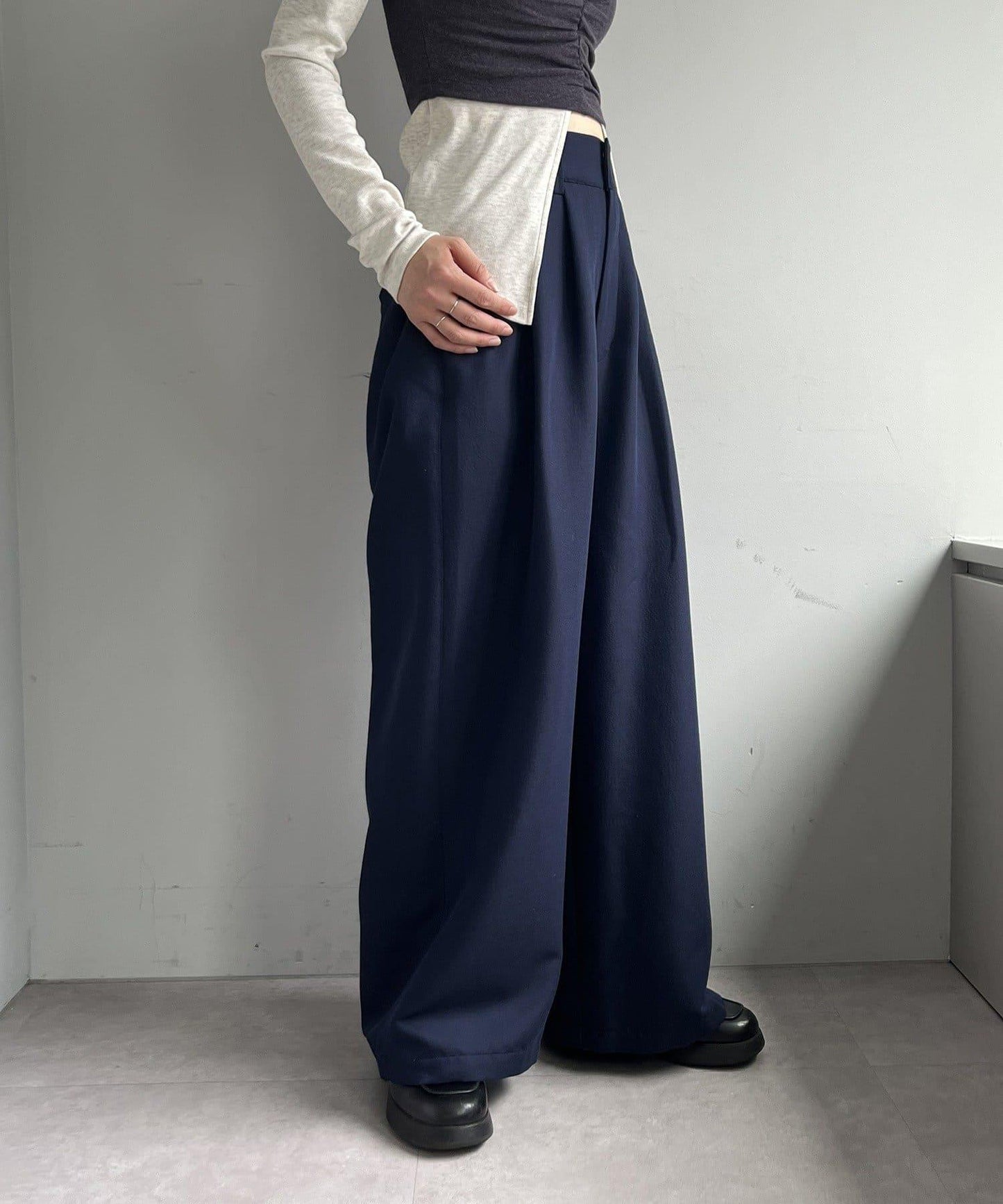 Tencel寬鬆休閒褲