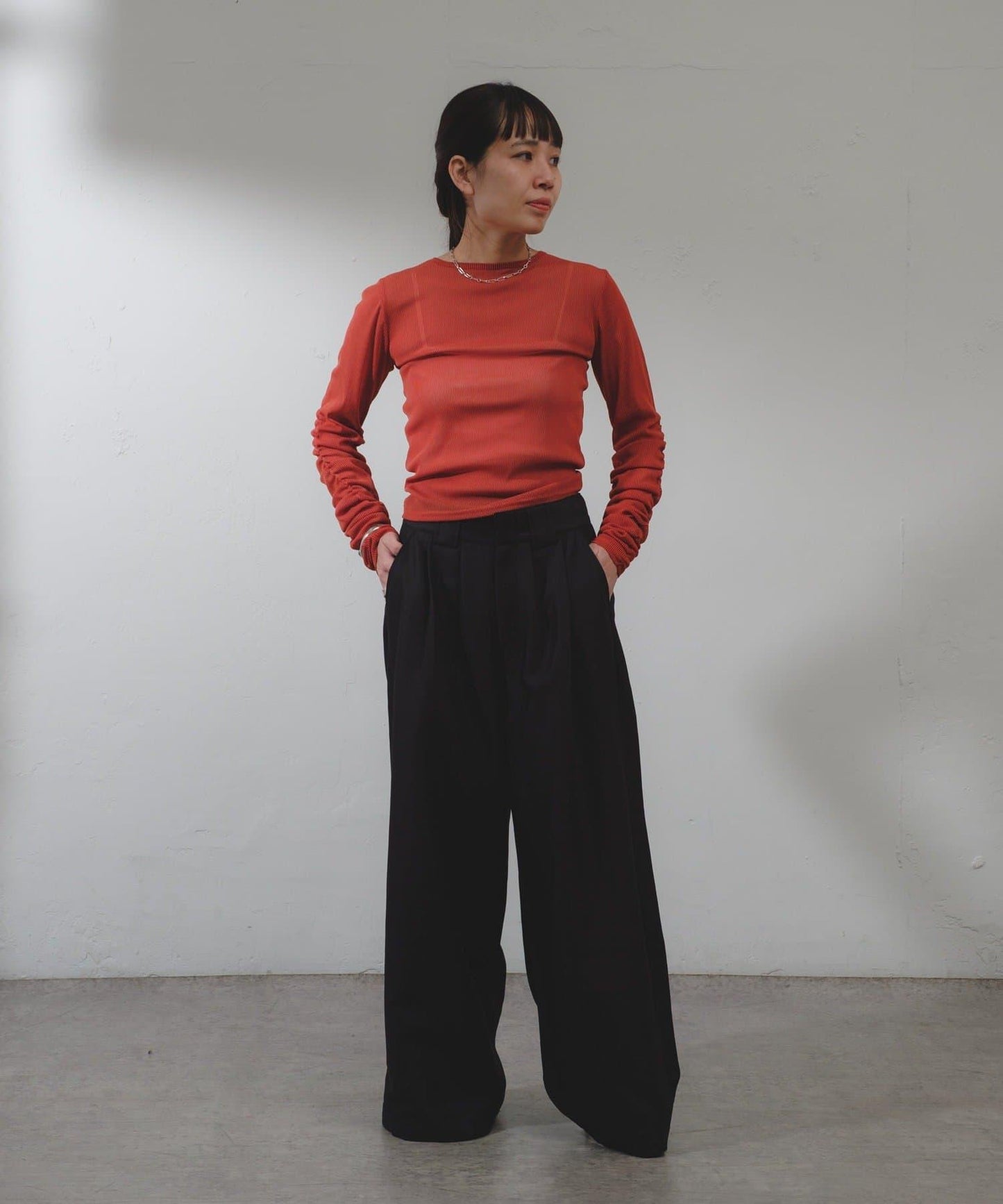 Tencel寬鬆休閒褲