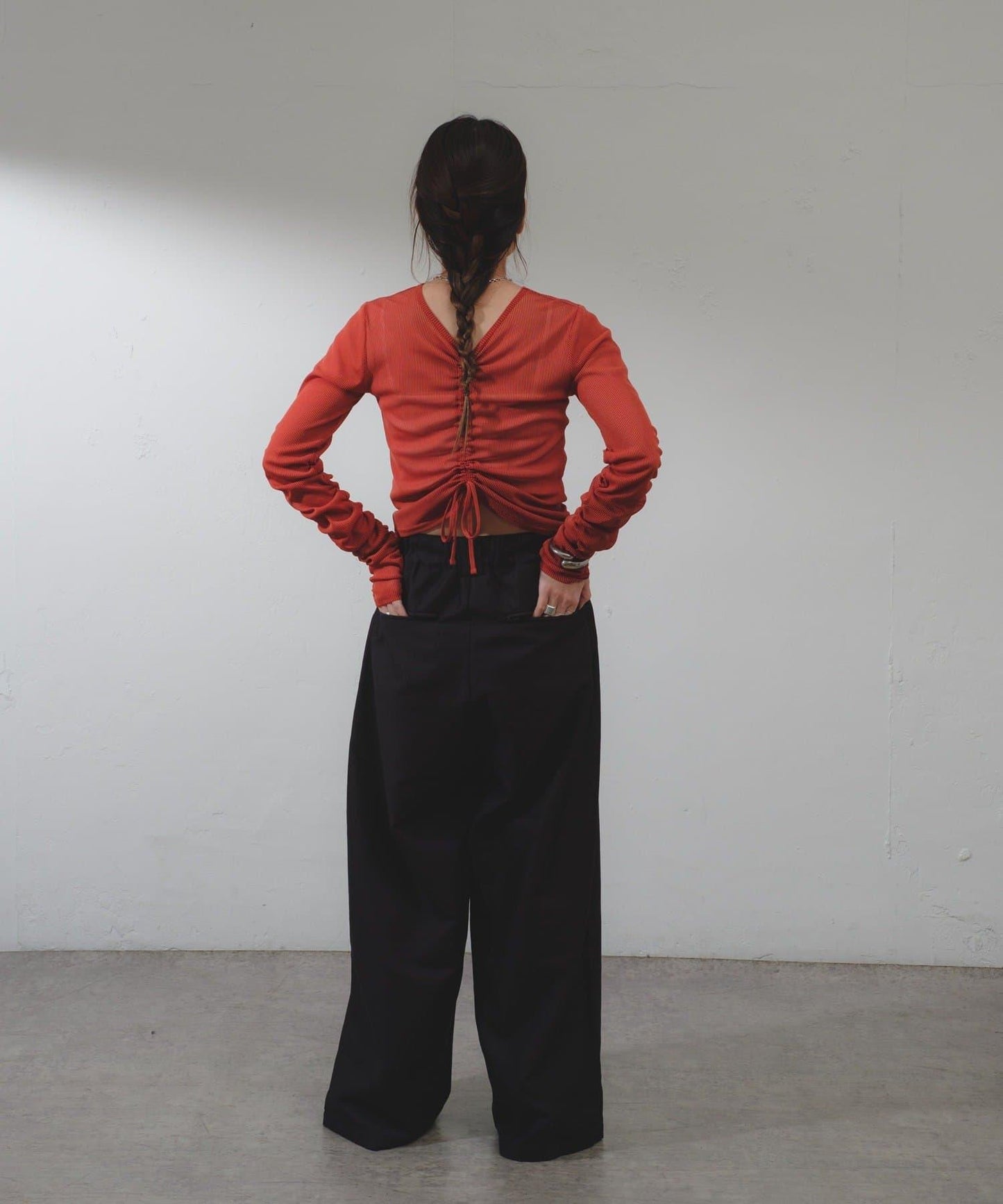 Tencel寬鬆休閒褲