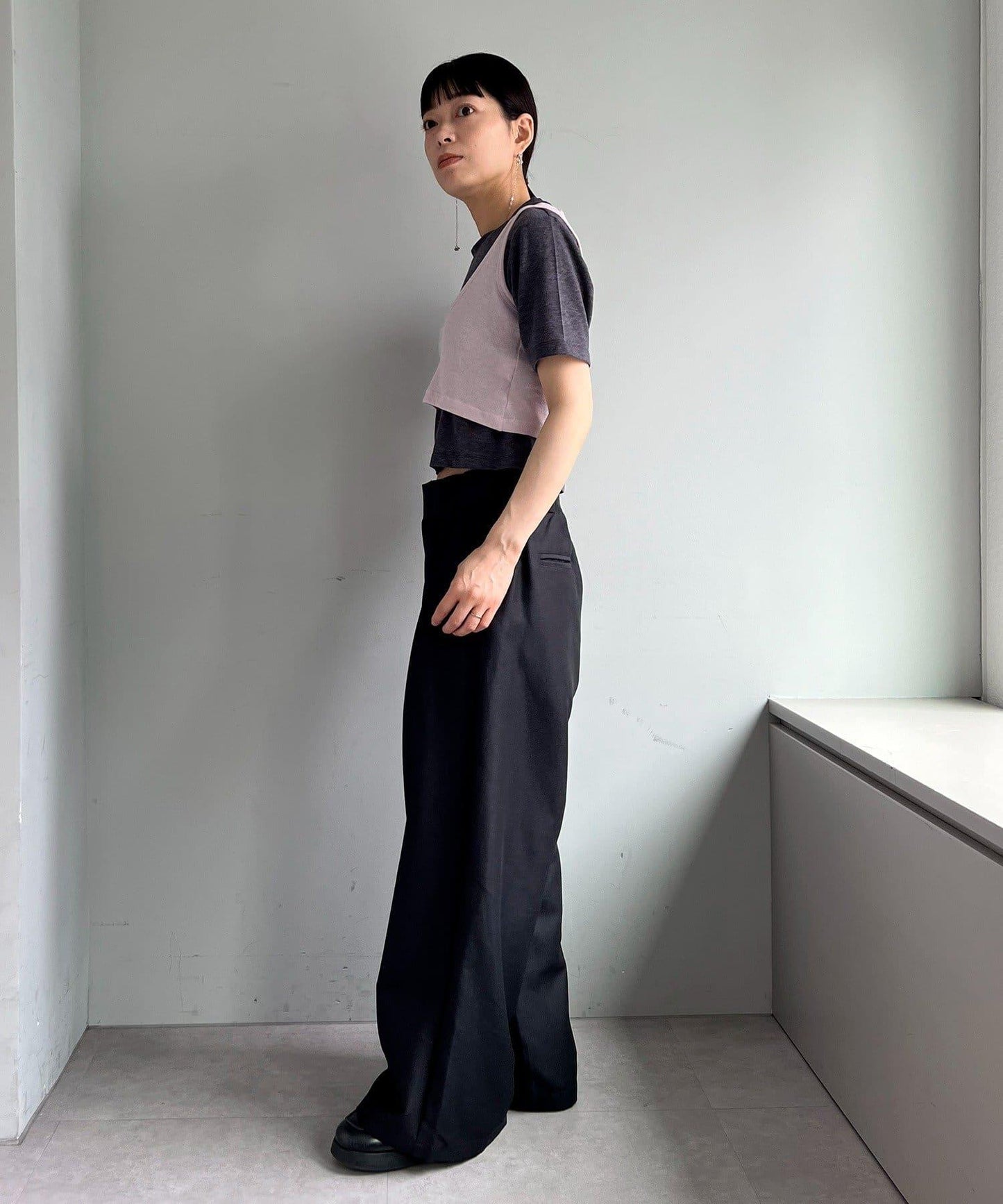 Tencel寬鬆休閒褲