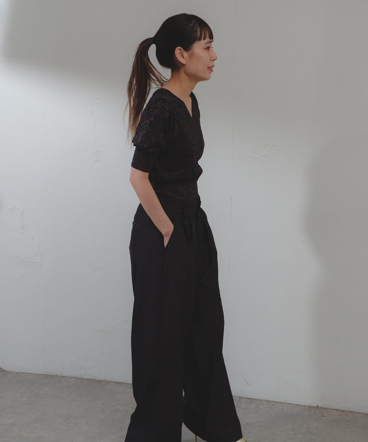 Tencel寬鬆休閒褲