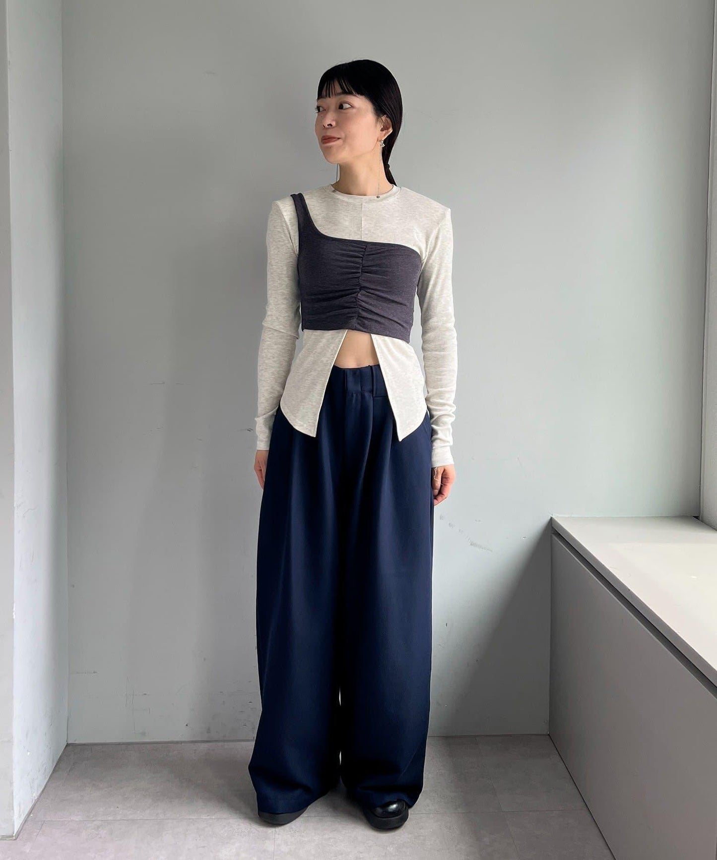 Tencel寬鬆休閒褲