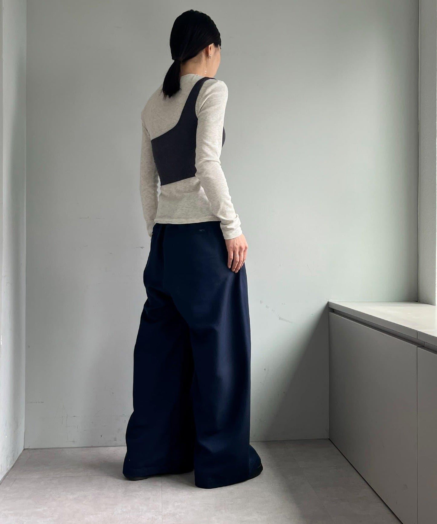 Tencel寬鬆休閒褲