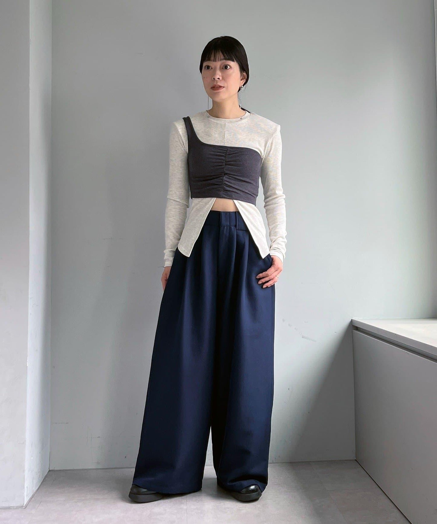 Tencel寬鬆休閒褲