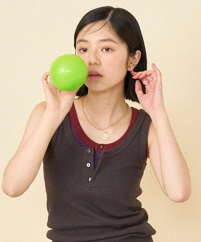 華夫格紋雙面穿背心