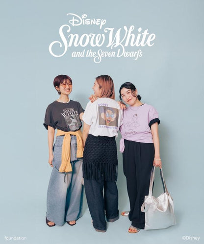 【迪士尼 白雪公主】大印花圓領T恤