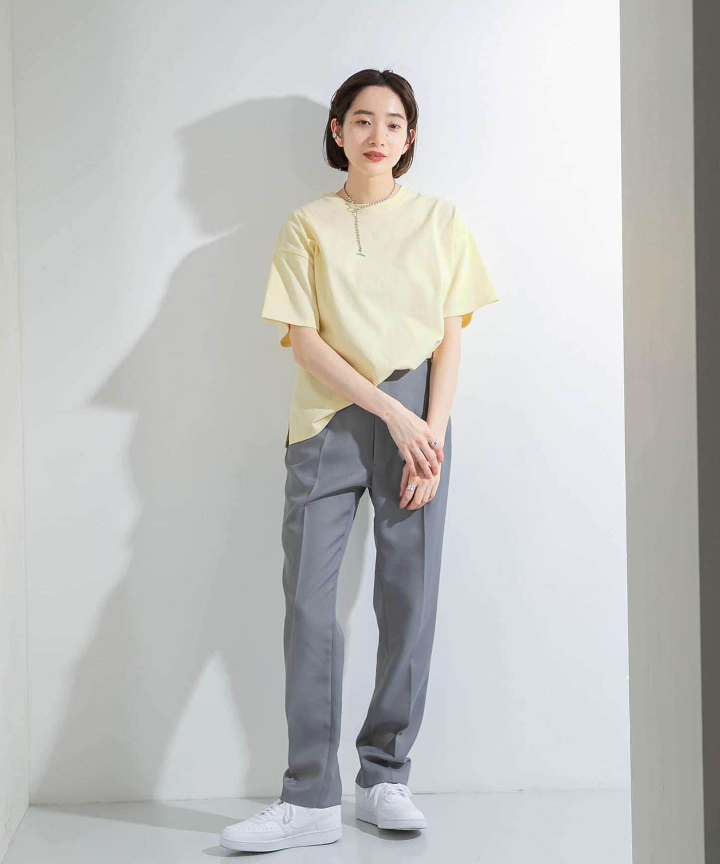 斜紋錐形褲